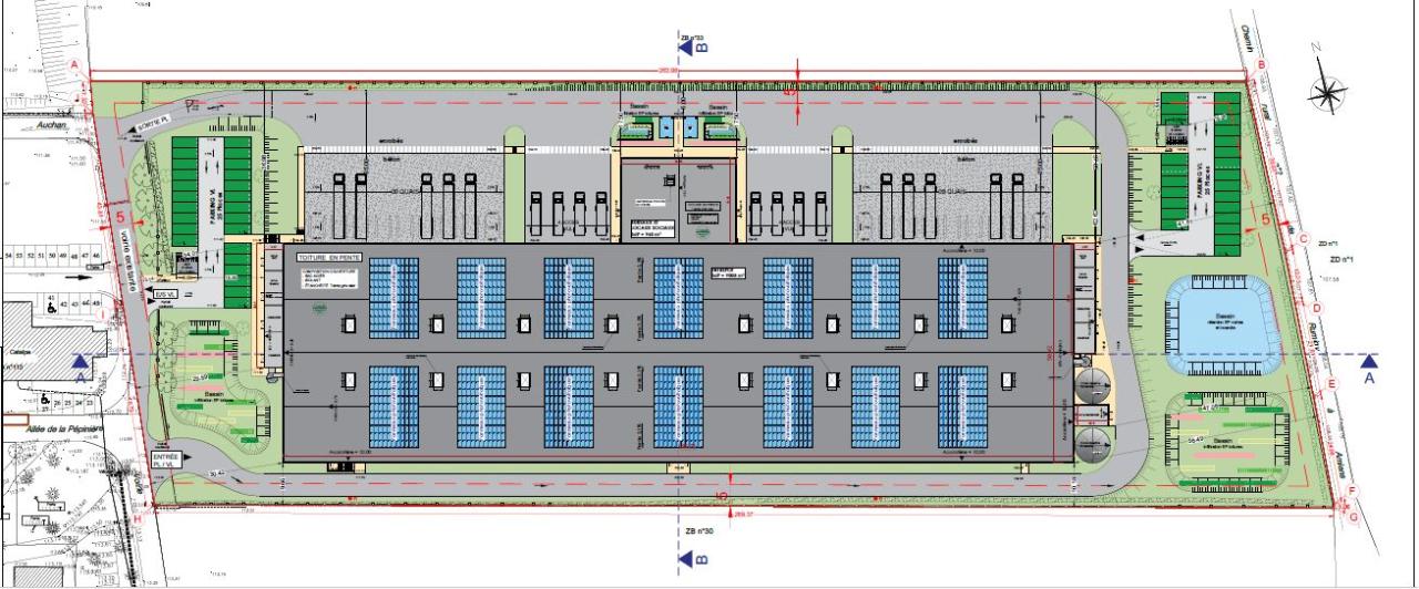 Entrepôt classe c Dury 9968m² Location entrepôt classe c Dury Somme OLLOG2529248 1